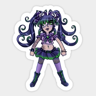 Punk Girl Sticker